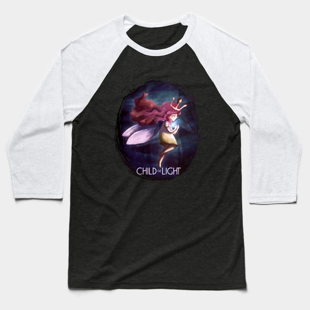 Child of Light - Aurora Baseball T-Shirt by Mikoto